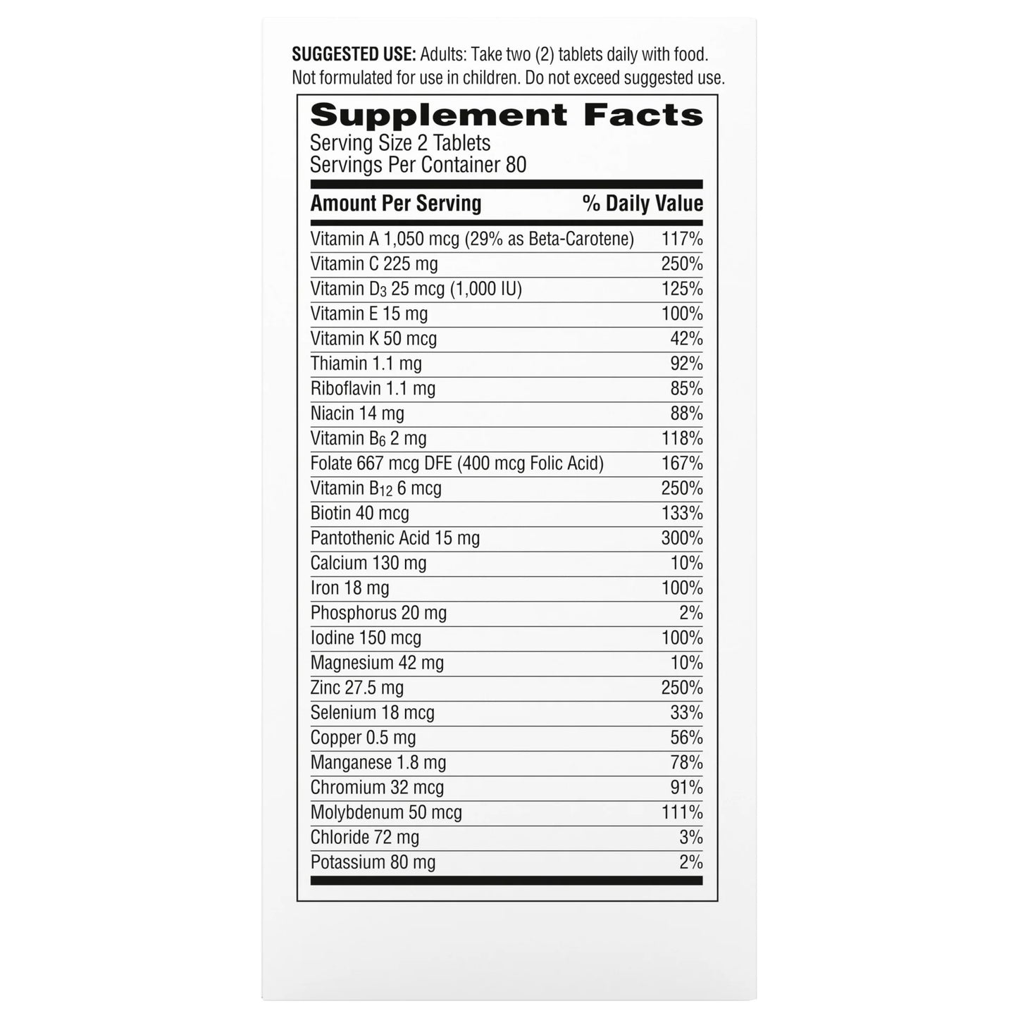 Centrum Minis Women's Daily Multivitamin for Immune Support with Zinc & Vitamin C, 160 Ct 80 Day Supply