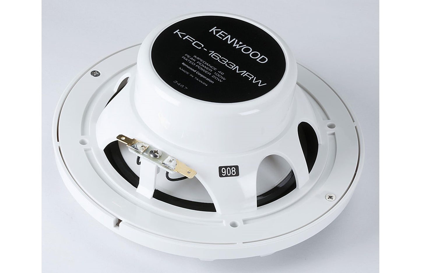 Kenwood KFC-1633MRW 6.5" 2-way Marine Speaker, 100W Max power White NEW!!! Pair