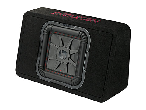 Kicker L7T 10-Inch Solo-Baric Subwoofer in Thin Profile Enclosure 4-Ohm 500W 46TL7T104
