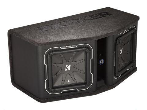 Kicker DL712 DUAL L7 12-Inch Subwoofers In Vented Enclosure, 2-Ohm , 1800W 41DL7122
