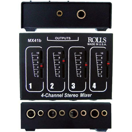 ROLLS MX41B Four Channel Mixer - TuracellUSA