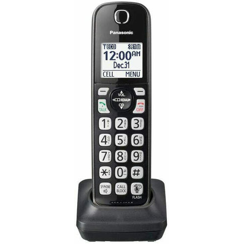 KXTGDA51M Panasonic Dect 6.0 Digital Additional Cordless Metallic Black Handset - TuracellUSA