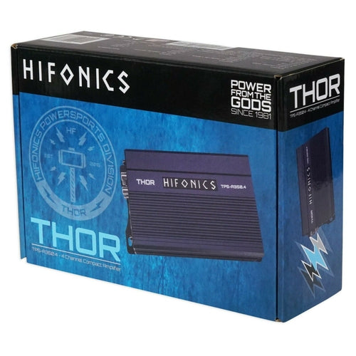 Hifonics TPS-A350.4 350w 4-Channel Marine Amplifier For Polaris RZR/ATV/UTV/Cart - TuracellUSA