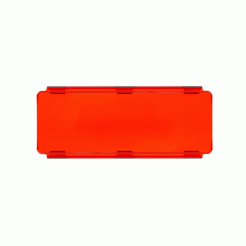 Heise HE-SLC2R RED - PROTECTIVE LENS COVER FOR STRAIGHT LIGHTBARS