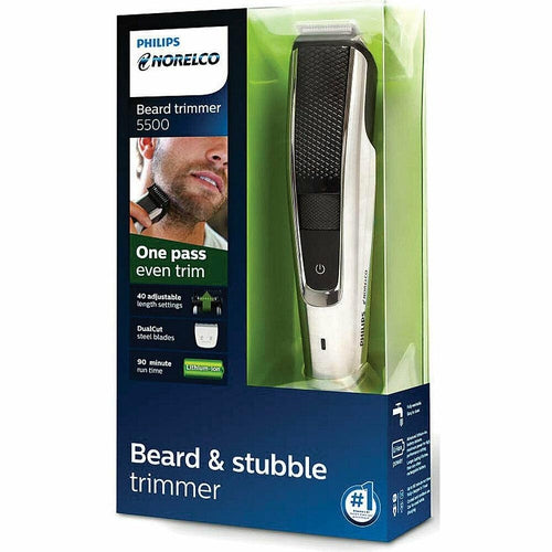 Philips Norelco - 5000 series Trimmer with 3 Guide Combs Black/Silver BT5511 NEW - TuracellUSA
