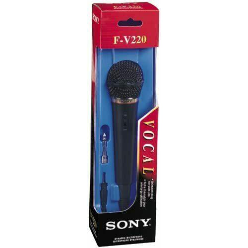 FV220 Sony vocal microphone Featuring convenient all-in-one unimatch plug NEW - TuracellUSA