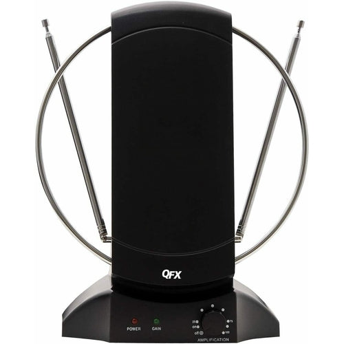 ANT101 QFX HD/DTV/VHF/UHF/FM Radio 90° Rotating Antenna NEW - TuracellUSA