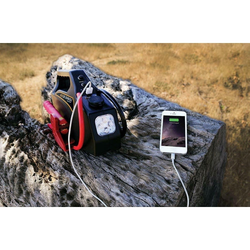 Duracell 600 Peak Amps 12V Jump Starter w/ 2.1A USB Port & 4 LED Light DRJS10A - TuracellUSA