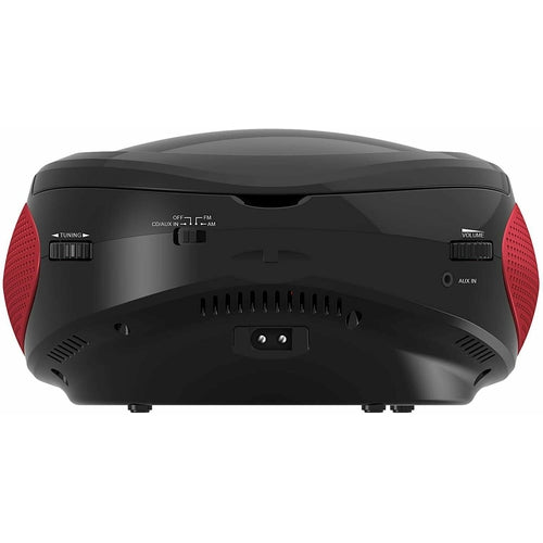 J24RD QFX Portable Am/FM Radio with CD Player NEW - TuracellUSA