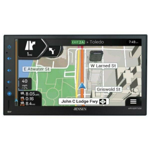 Jensen CMN8620 6.8” Mechless Multimedia Navigation Receiver 2-DIN With Camera - TuracellUSA