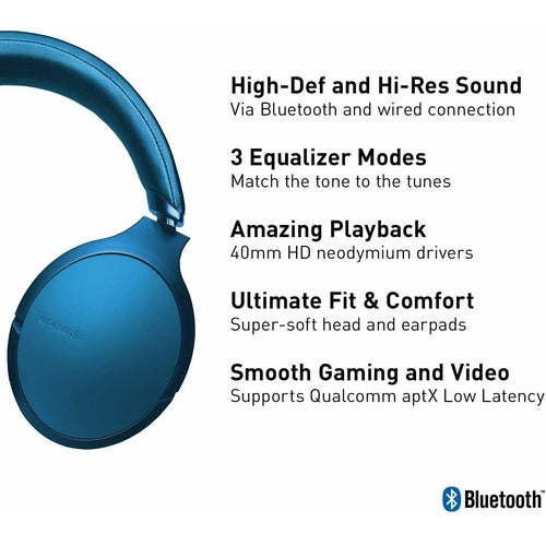 RPHD305BA Panasonic Bluetooth On-Ear Headphone NEW - TuracellUSA