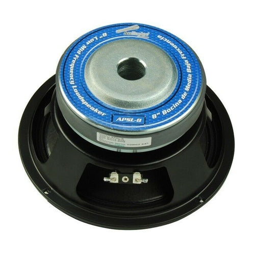 Audiopipe APSL-8-c 8" Loud speaker 400 Watts 8 Ohms Trusted Seller Fast Shipping - TuracellUSA