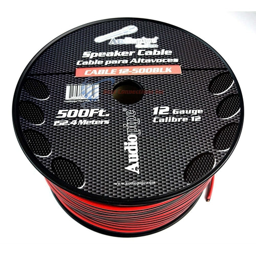 Audiopipe 14-Gaug 500 Ft Speaker Wire Red & Black - TuracellUSA