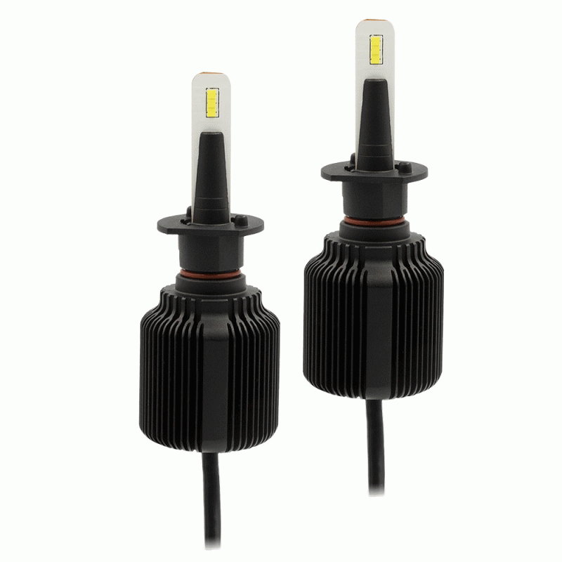 LED Replacement Headlight Bulbs - H1 Single Beam