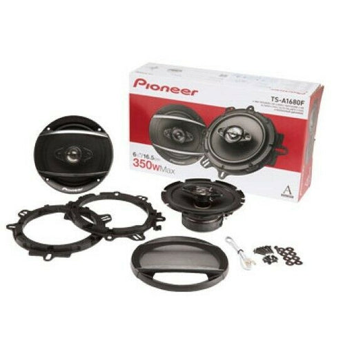 Pioneer TS-A1680F 350 Watts RMS 6.5" 4-Way Coaxial Car Audio Speakers 6-1/2" New - TuracellUSA