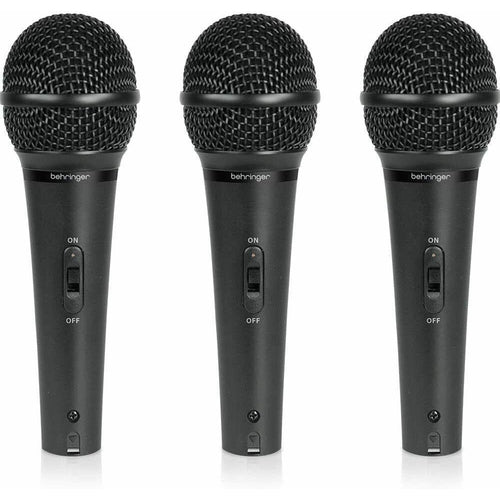 XM1800S Behringer Ultravoice XM1800S Microphone (3-Pack) NEW - TuracellUSA
