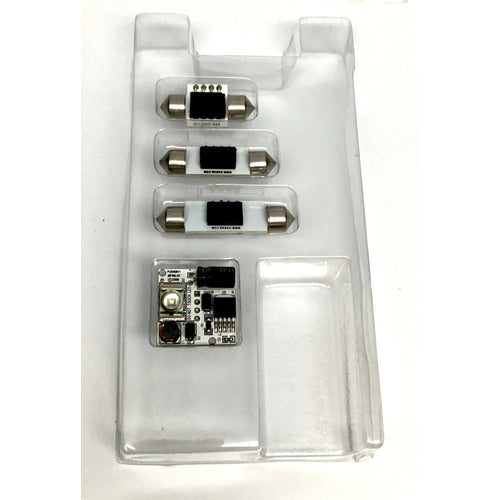 Varad AL1W Universal 1 Watt Dome Light LED Bulbs, 3 Sizes - BLUE AL1W-BL - TuracellUSA