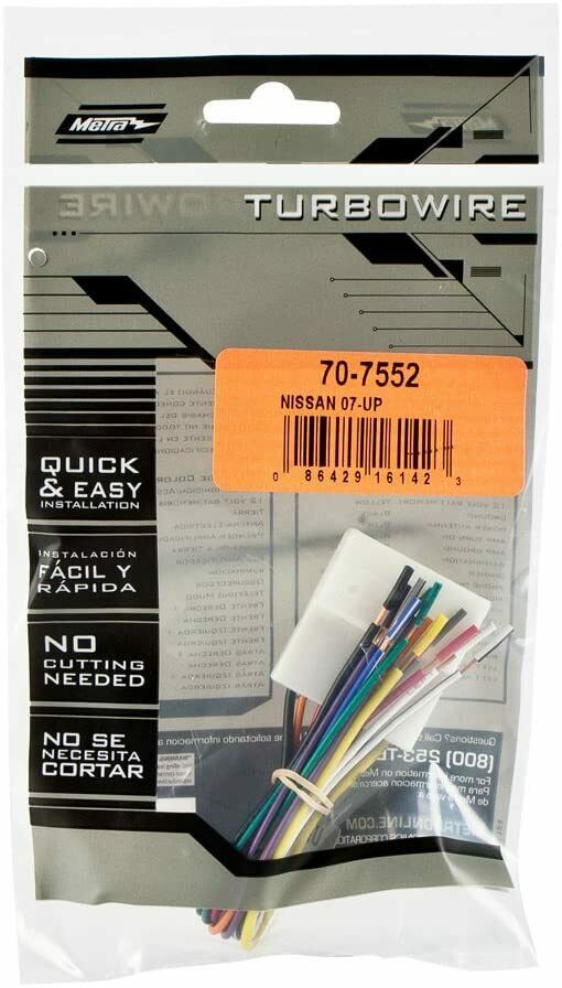 Metra 70-7552 Radio Wiring Harness FOR Nissan 2007+ / FOR Subaru 2008-Up NEW - TuracellUSA