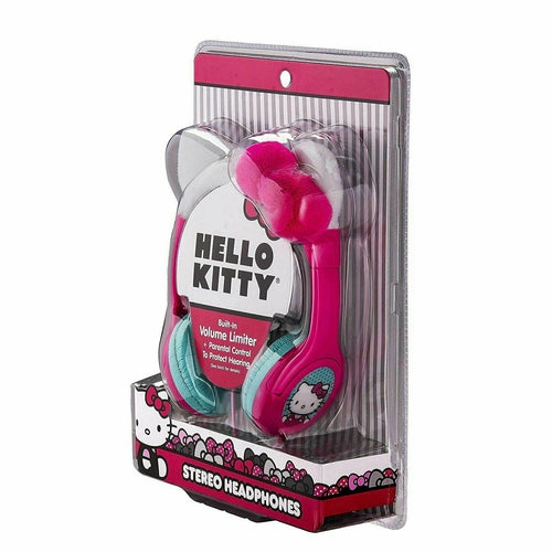Hello Kitty HY140 Kid Friendly Headphones with Built in Volume BRAND NEW! - TuracellUSA