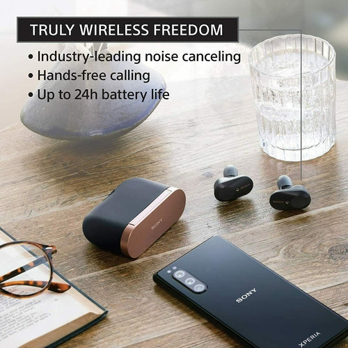 WF1000XM3B Sony Industry Leading Noise Canceling Truly Wireless Earbuds NEW - TuracellUSA