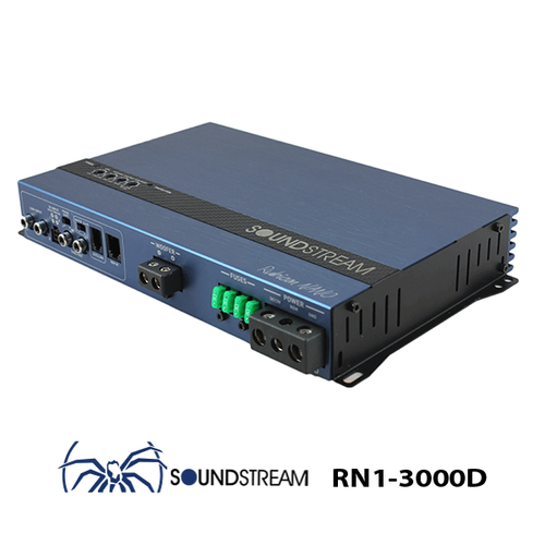 Soundstream RN1.3000D 3000 Watt Car Audio Subwoofers Speaker Bass Amplifier NEW! - TuracellUSA