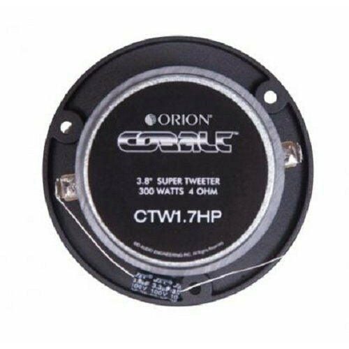 Orion CTW17HP Cobalt Series CTW1.7HP 3.8" Bullet Tweeters 300w NEW! SOLD AS PAIR - TuracellUSA