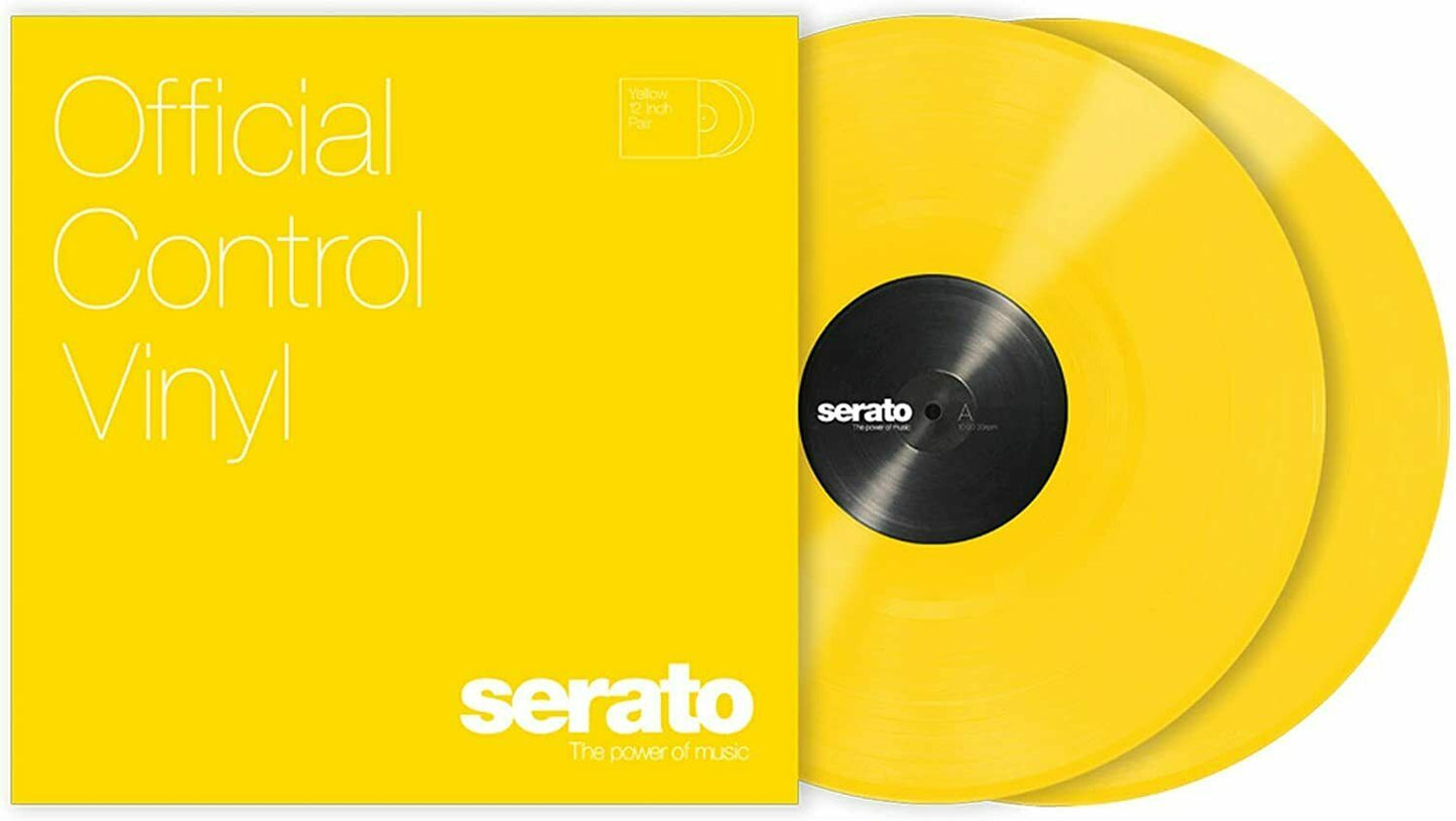 SCV-PS-YEL-OV Serato 12" Control Vinyl (Pair/Yellow) BRAND NEW - TuracellUSA