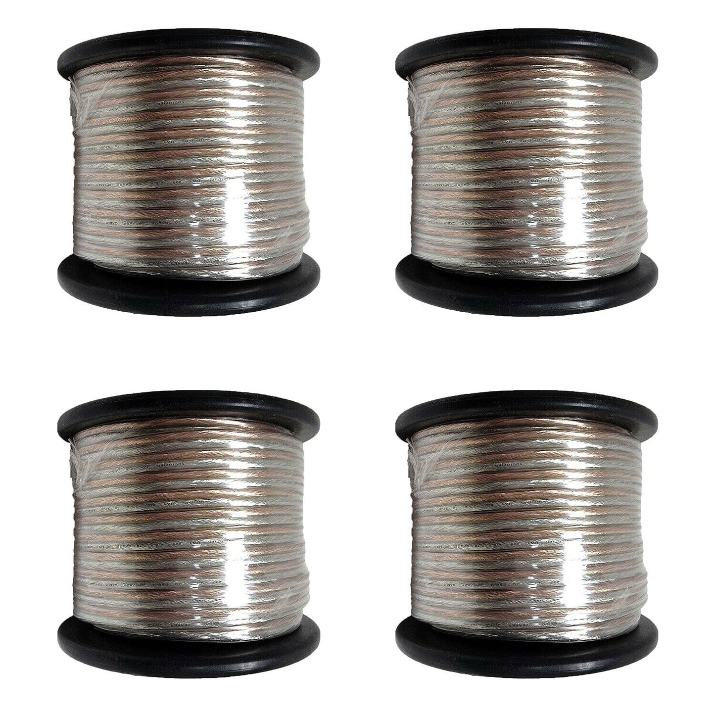 Audiopipe 14-Gauge Clear Speaker Wire 100 Feet CABLE-14-100CLR - TuracellUSA