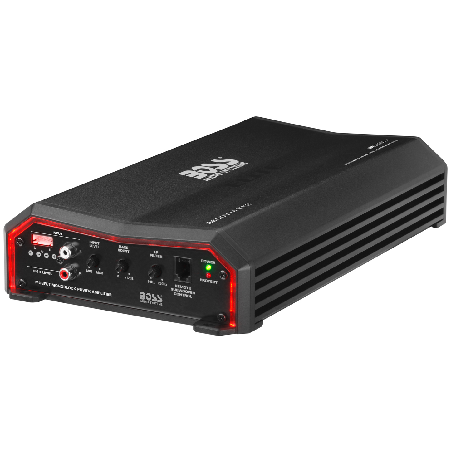 BE2500.1 Boss Elite 2500W High Output Monoblock Class A/B Amplifier - TuracellUSA