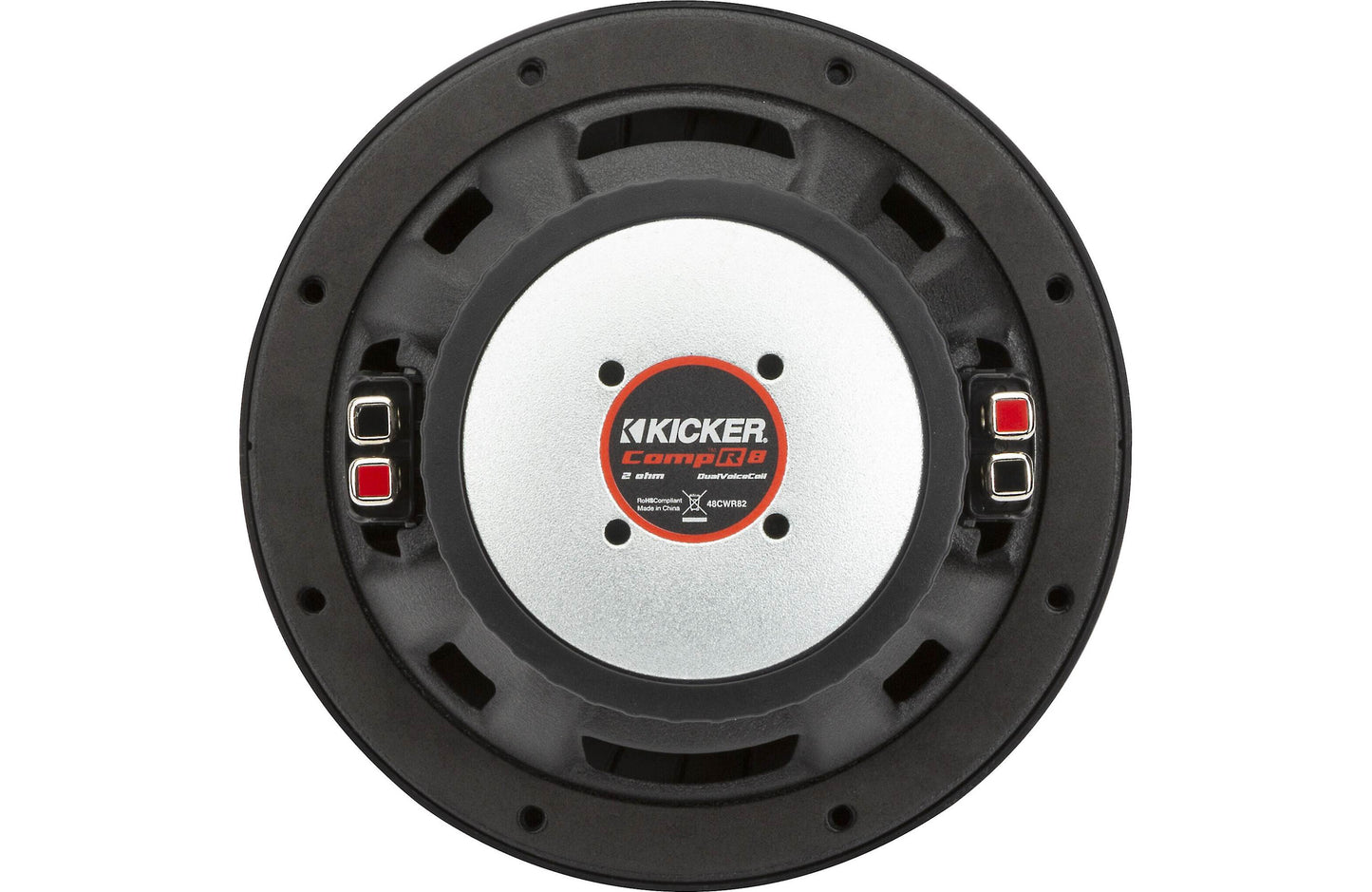 Kicker 48CWR82 CompR Series 8" subwoofer with dual 2-ohm voice coils - TuracellUSA