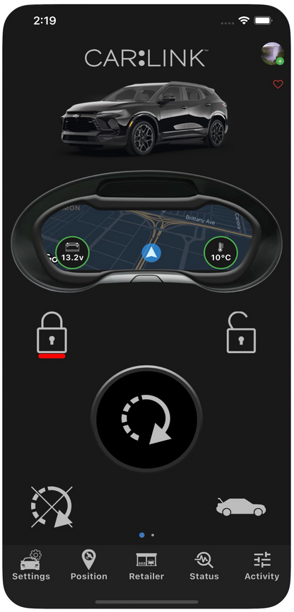 Code Alarm ASCL7 CarLink- Add On Smartphone Control Module Through App