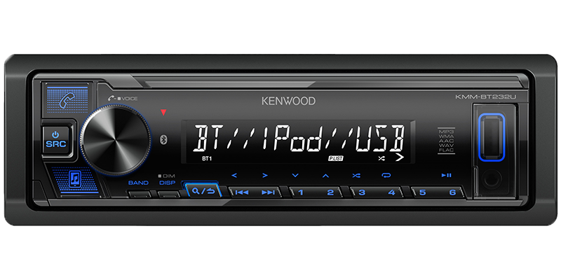 Kenwood KMM-BT232U Digital Media Car Radio Receiver AM/FM Bluetooth