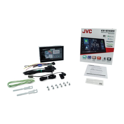 JVC KW-M785BW Car In Dash Receiver 6.8" SCreen Wiresless Carplay and Android Auto HDMI Bluetooth Maestro