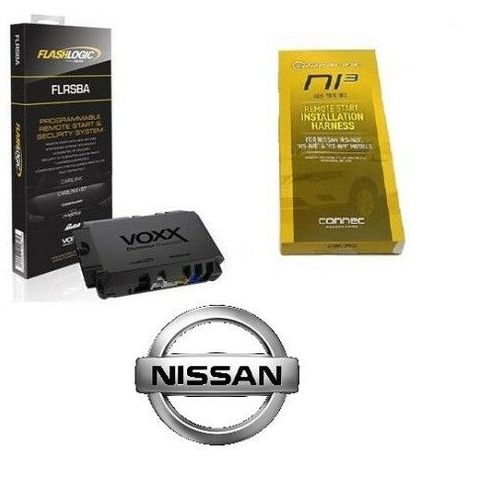 Flashlogic FLRSBA Remote Start Module 3X LOCK Start for Selected Nissan 2014-18 with ADS-THR-NI3 T Harness