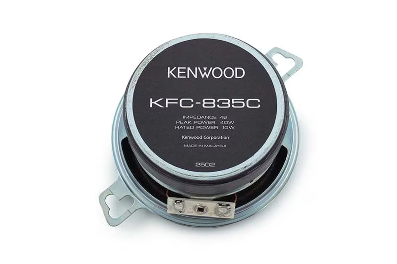 Kenwood KFC-835C 1-Way 3-1/2" Round Speaker System, 40W Max Power PAIR