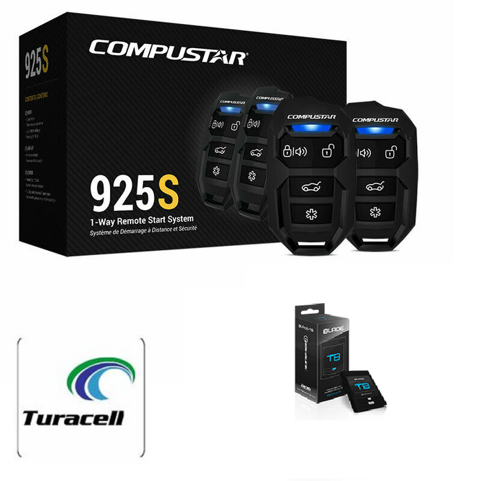 Compustar CS925-S 1-Way Remote Car Starter + BLADE-TB Bypass Module Package NEW