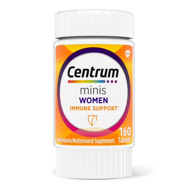 Centrum Minis Women's Daily Multivitamin for Immune Support with Zinc & Vitamin C, 160 Ct 80 Day Supply