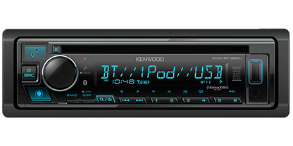 Kenwood KDC-BT382U CD Car Receiver Bluetooth Alexa Front USB & AUX In 3 Preouts