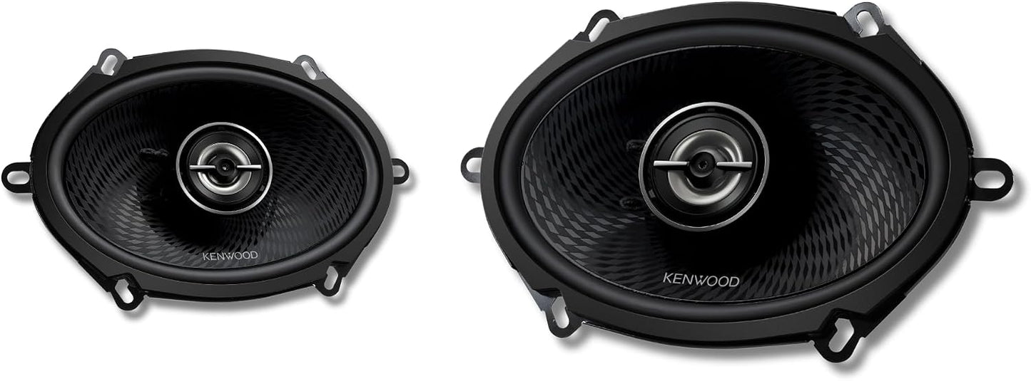 Kenwood KFC-C5798RS 5x7" 320W 2-Way Coaxial Car Speakers, Custom Fit Pair