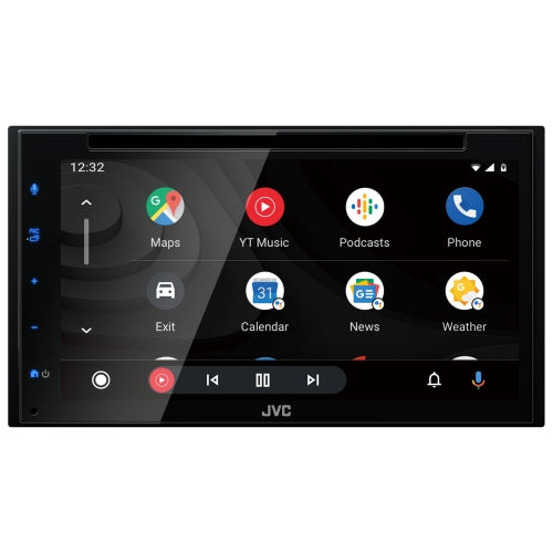 JVC KW-V660BT In Dash Car DVD Receiver 6.8" Touch SCreen Apple Carplay Android Auto USB Bluetooth