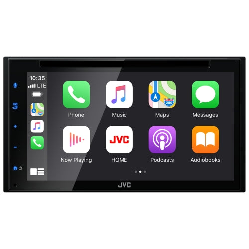 JVC KW-V660BT In Dash Car DVD Receiver 6.8" Touch SCreen Apple Carplay Android Auto USB Bluetooth