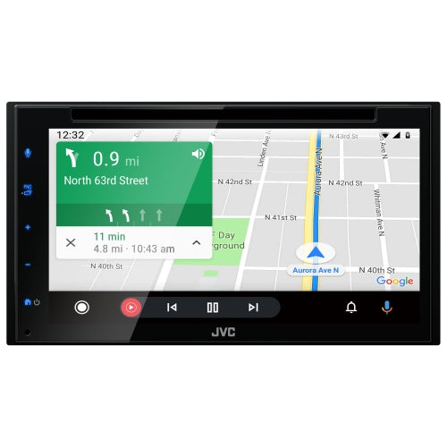 JVC KW-V660BT In Dash Car DVD Receiver 6.8" Touch SCreen Apple Carplay Android Auto USB Bluetooth