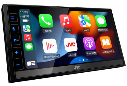 JVC KW-M788BH In Dash Digital Media Receiver 6.8" Screen Apple CarPlay Android Auto USB Mirroring Maestro HD Radio HDMI Bluetooth