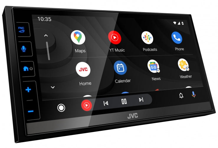 JVC KW-M788BH In Dash Digital Media Receiver 6.8" Screen Apple CarPlay Android Auto USB Mirroring Maestro HD Radio HDMI Bluetooth