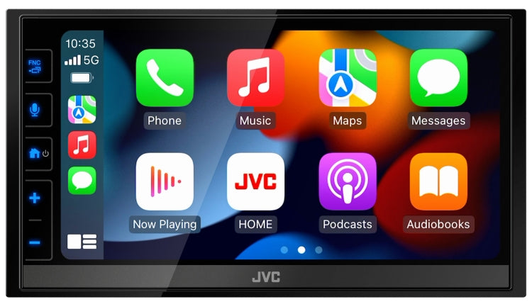 JVC KW-M788BH In Dash Digital Media Receiver 6.8" Screen Apple CarPlay Android Auto USB Mirroring Maestro HD Radio HDMI Bluetooth