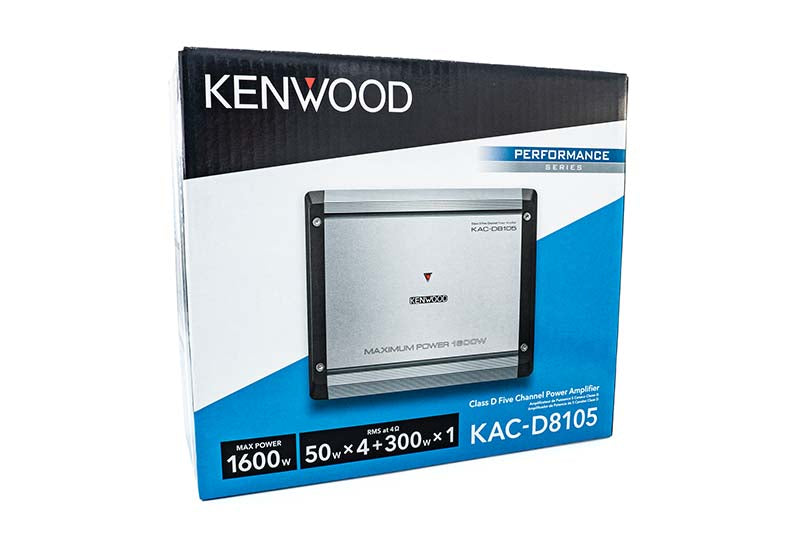 Kenwood KAC-D8105 Class D 5-Chanell Car Audio Power Amplifier 1600 Watts Max Power