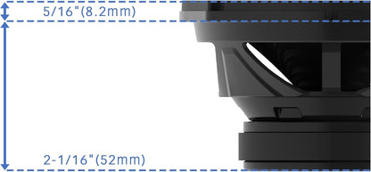 Kenwood KFC-C5798RS 5x7" 320W 2-Way Coaxial Car Speakers, Custom Fit Pair
