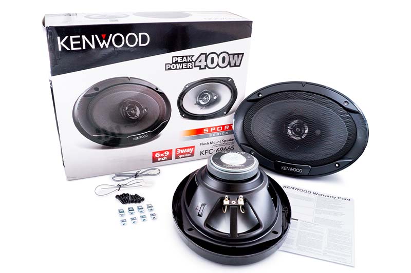 Kenwood KFC-6966S Pair 6 x 9" Coaxila Car Speakers 400 Watts Peak Power