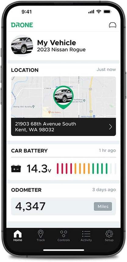 Compustar CSX2WQ900-A ALARM SYSTEM ONLY 2Way Remote and Drone Module