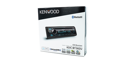 Kenwood KDC-BT382U CD Car Receiver Bluetooth Alexa Front USB & AUX In 3 Preouts